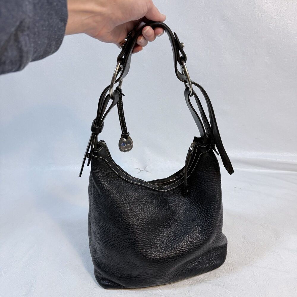 Dooney & Bourke 1975 Leather East West Hobo Bag